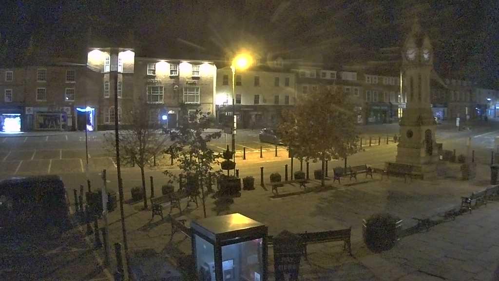 Thirsk webcam overlooking the Market Place