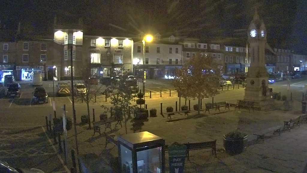 Thirsk webcam overlooking the Market Place