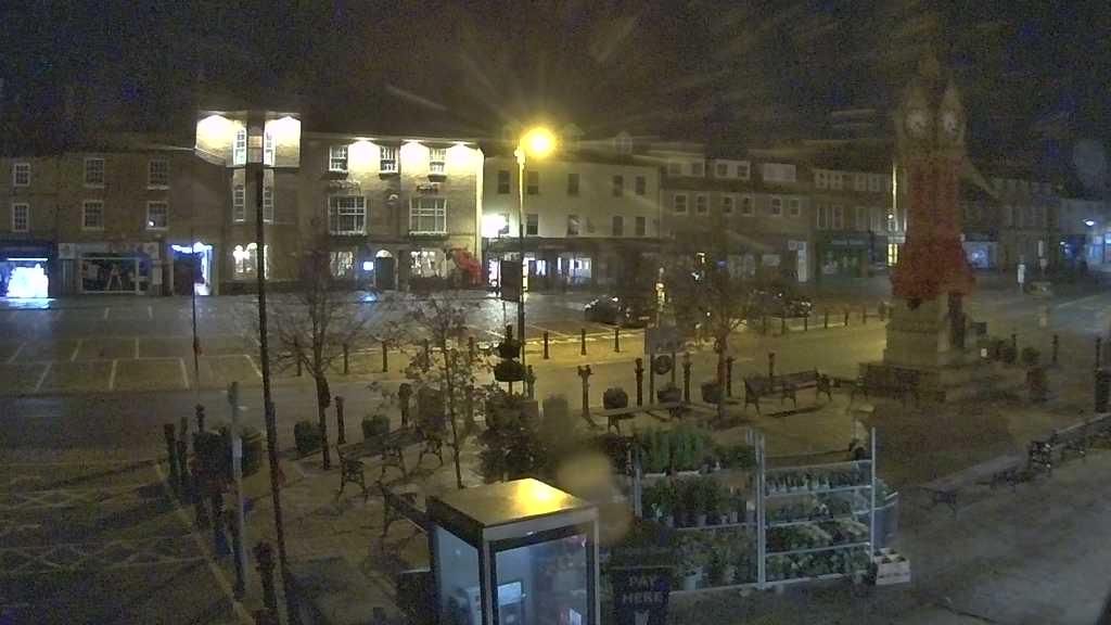 Thirsk webcam overlooking the Market Place