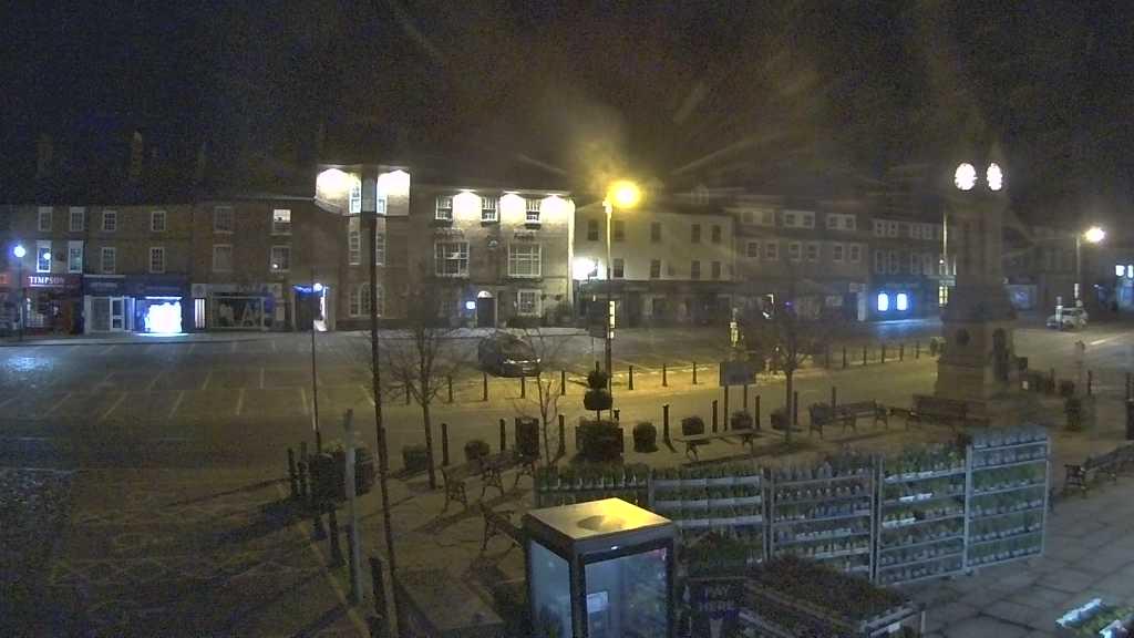 Thirsk webcam overlooking the Market Place