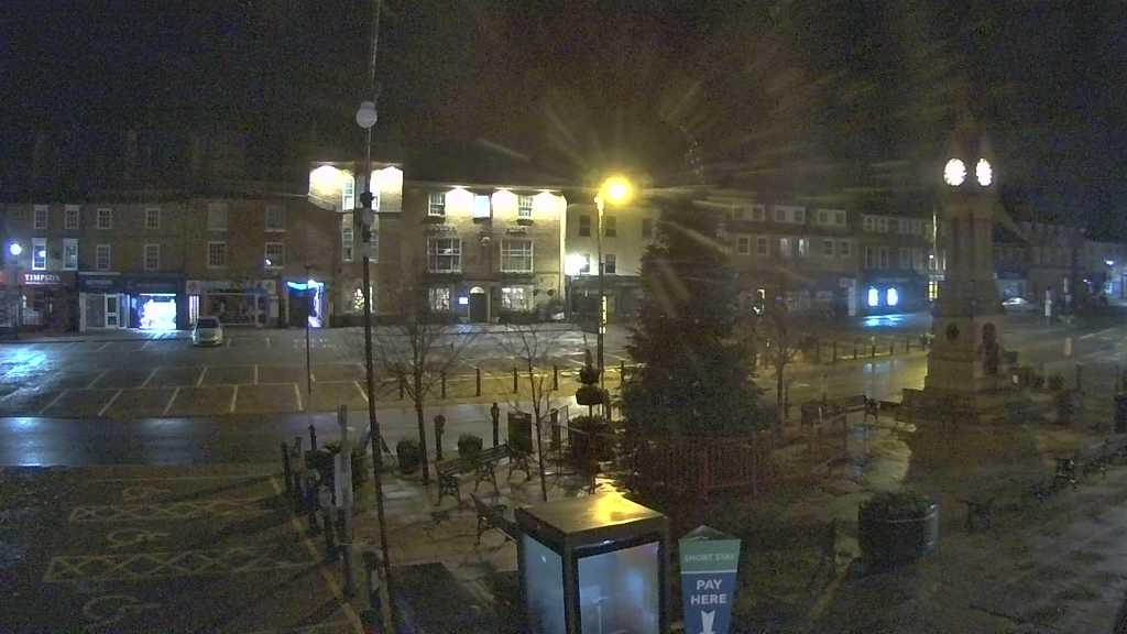 Thirsk webcam overlooking the Market Place