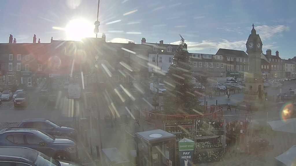 Thirsk webcam overlooking the Market Place