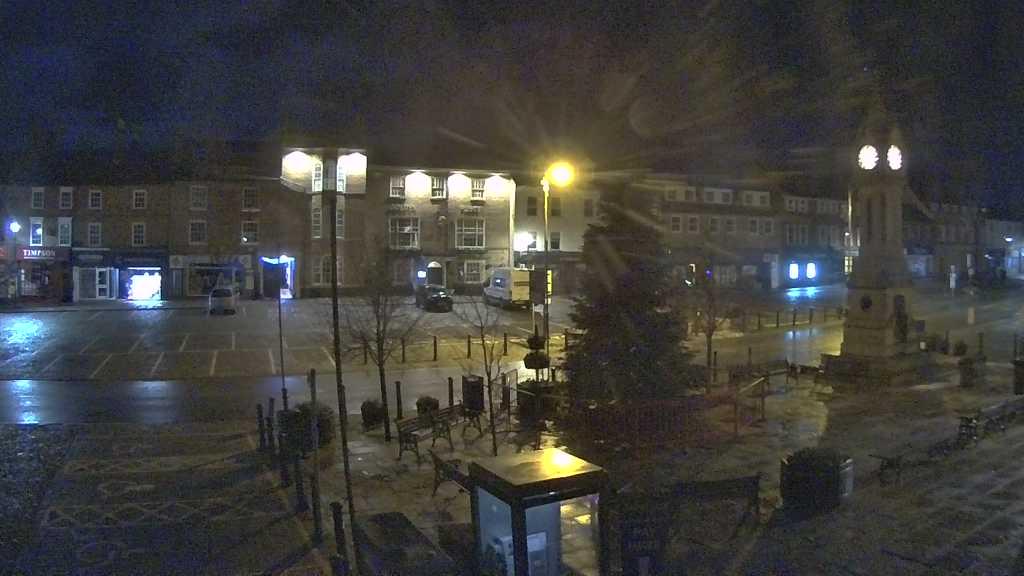 Thirsk webcam overlooking the Market Place