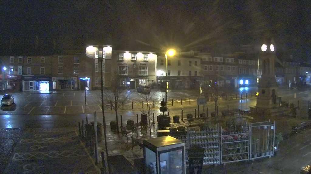 Thirsk webcam overlooking the Market Place