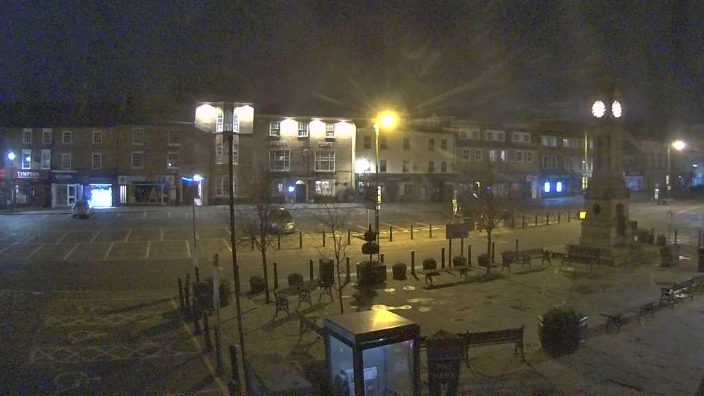 Thirsk webcam overlooking the Market Place