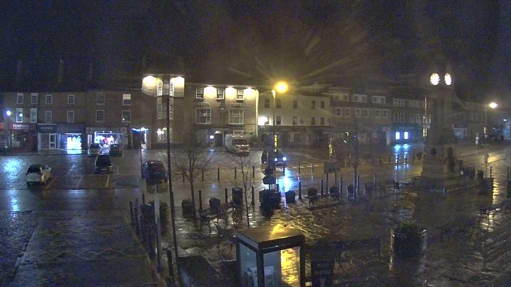 Thirsk webcam overlooking the Market Place