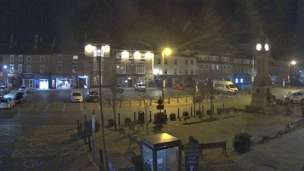 Thirsk webcam overlooking the Market Place
