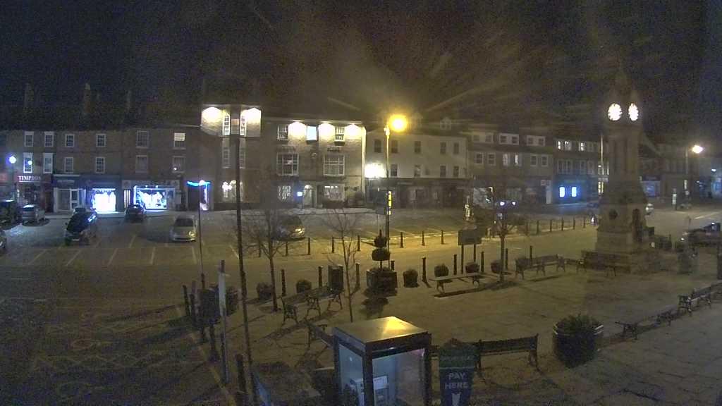 Thirsk webcam overlooking the Market Place