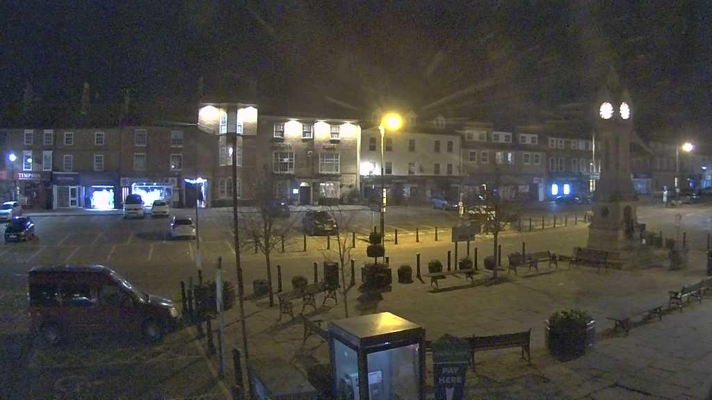 Thirsk webcam overlooking the Market Place
