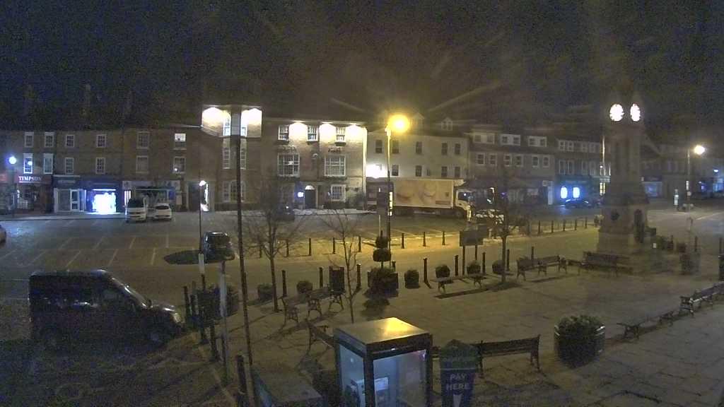 Thirsk webcam overlooking the Market Place