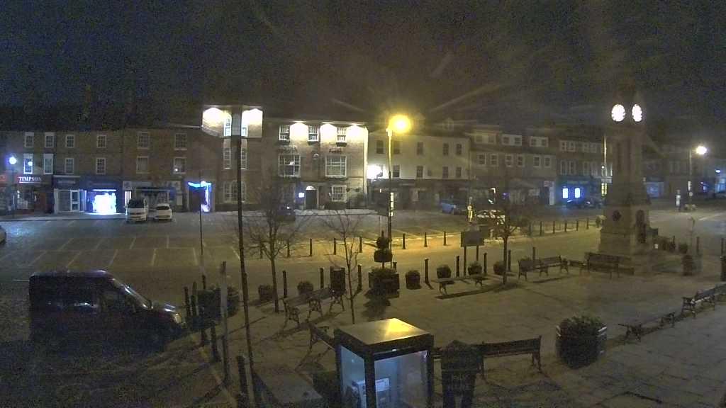 Thirsk webcam overlooking the Market Place