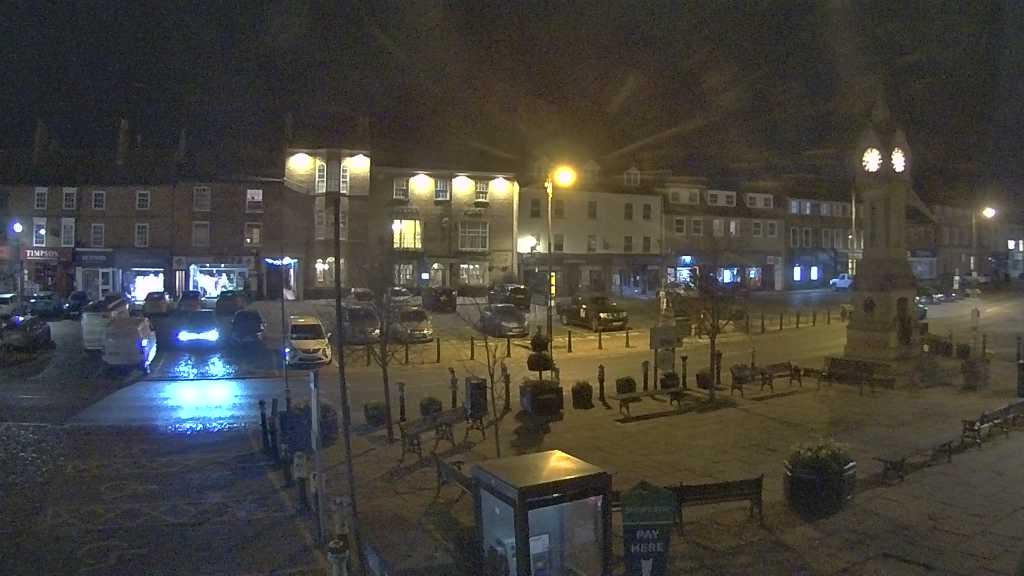 Thirsk webcam overlooking the Market Place