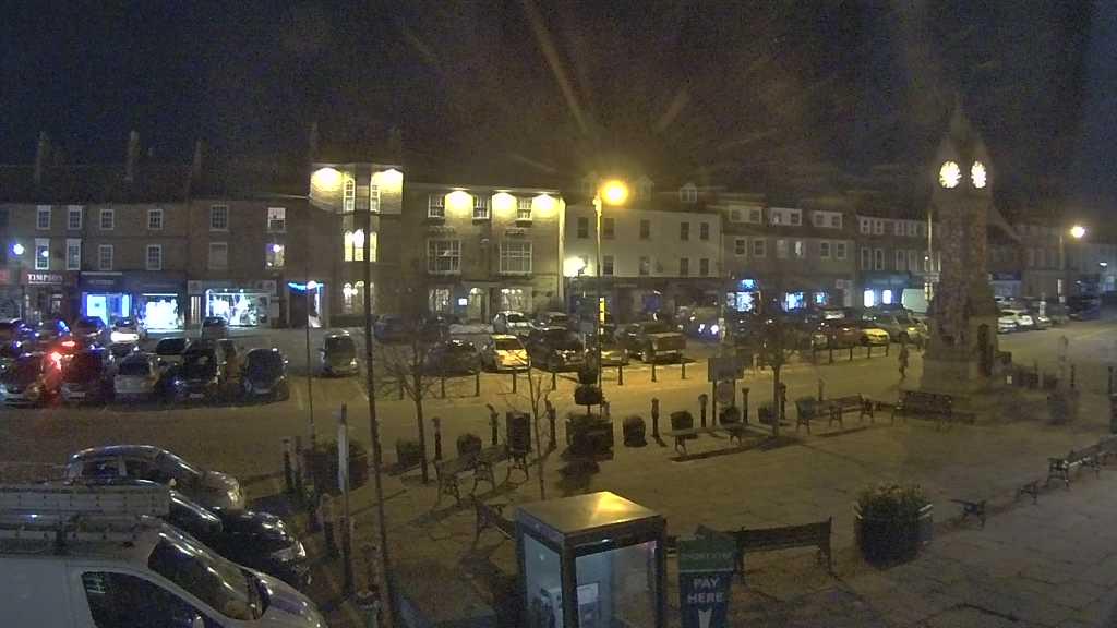 Thirsk webcam overlooking the Market Place