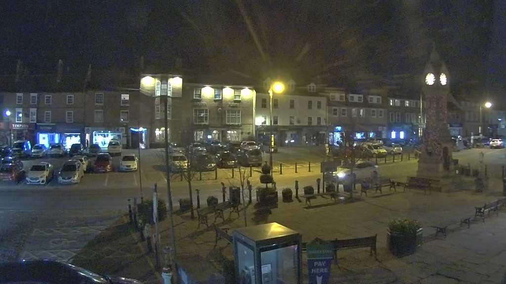 Thirsk webcam overlooking the Market Place