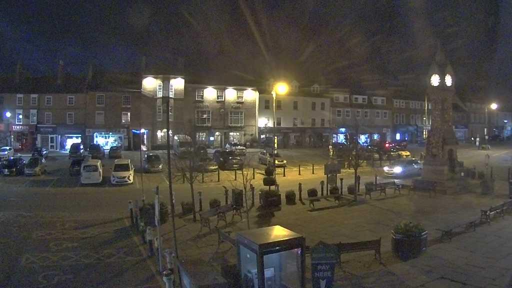 Thirsk webcam overlooking the Market Place