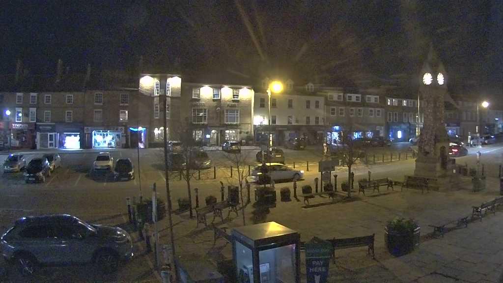 Thirsk webcam overlooking the Market Place