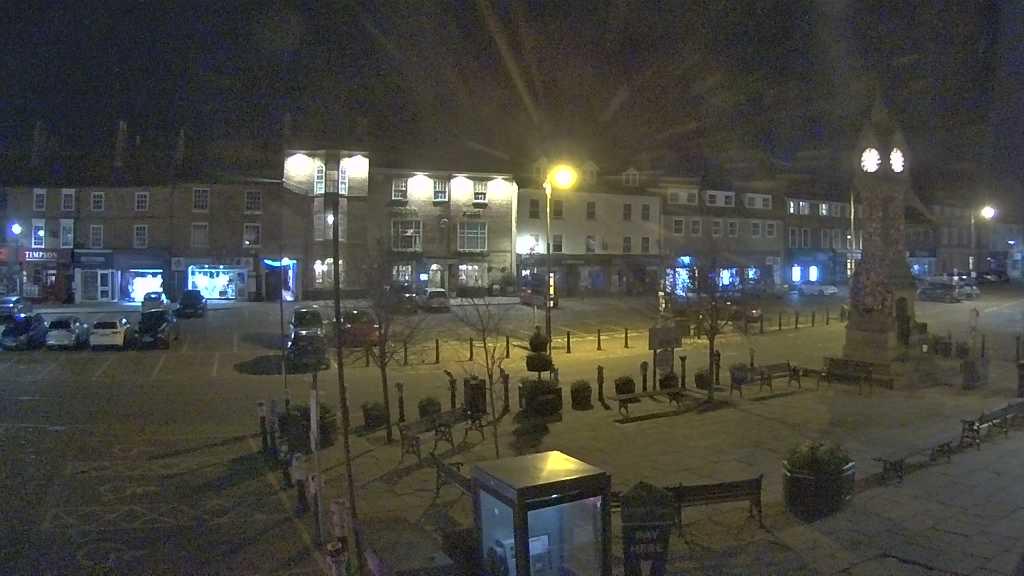 Thirsk webcam overlooking the Market Place