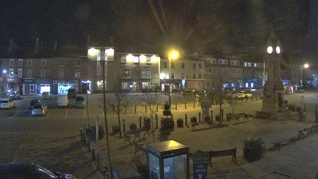 Thirsk webcam overlooking the Market Place