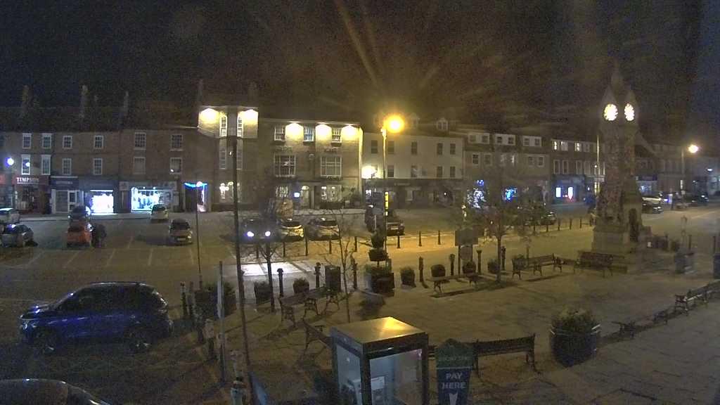 Thirsk webcam overlooking the Market Place