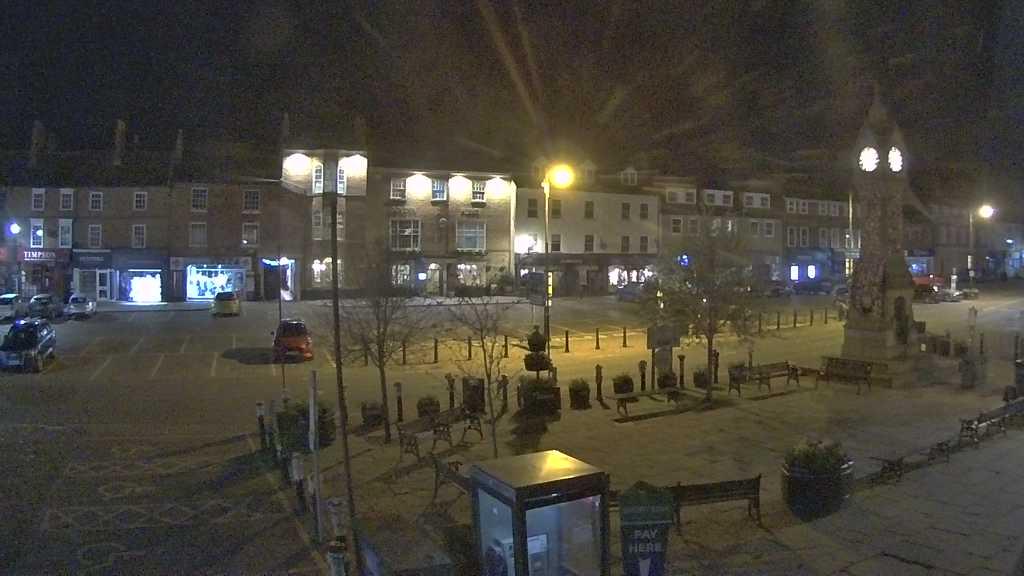 Thirsk webcam overlooking the Market Place