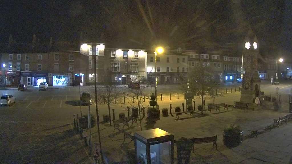 Thirsk webcam overlooking the Market Place