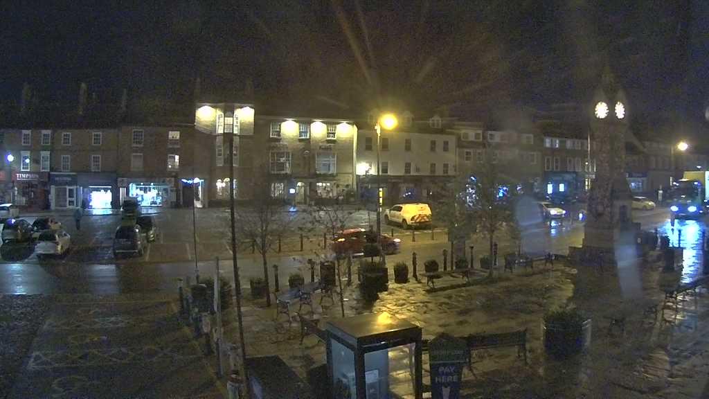 Thirsk webcam overlooking the Market Place