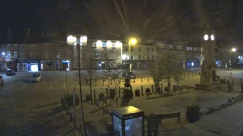Thirsk webcam overlooking the Market Place