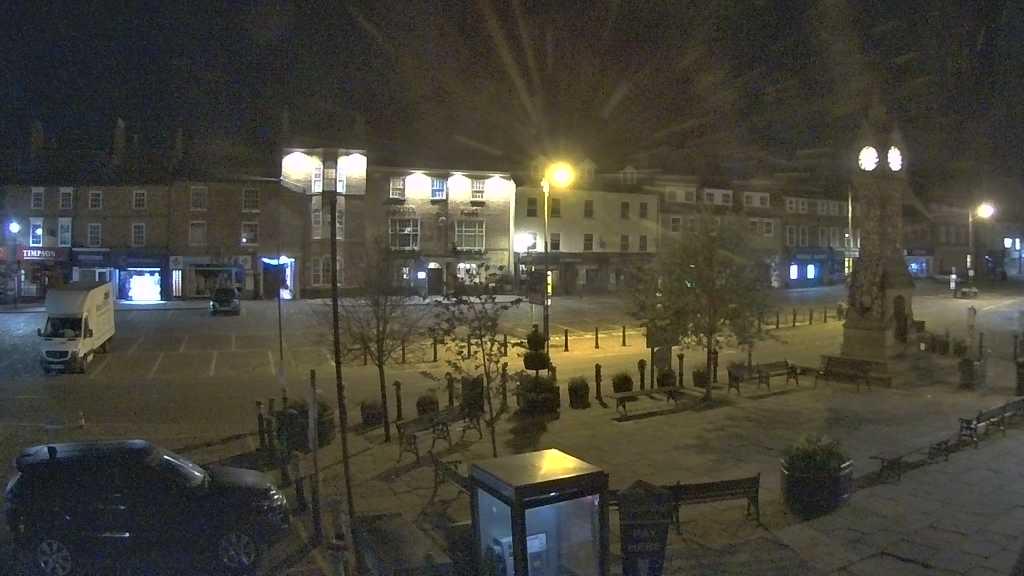 Thirsk webcam overlooking the Market Place