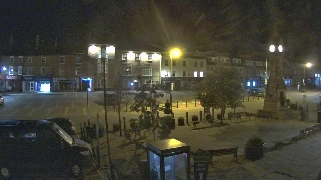Thirsk webcam overlooking the Market Place
