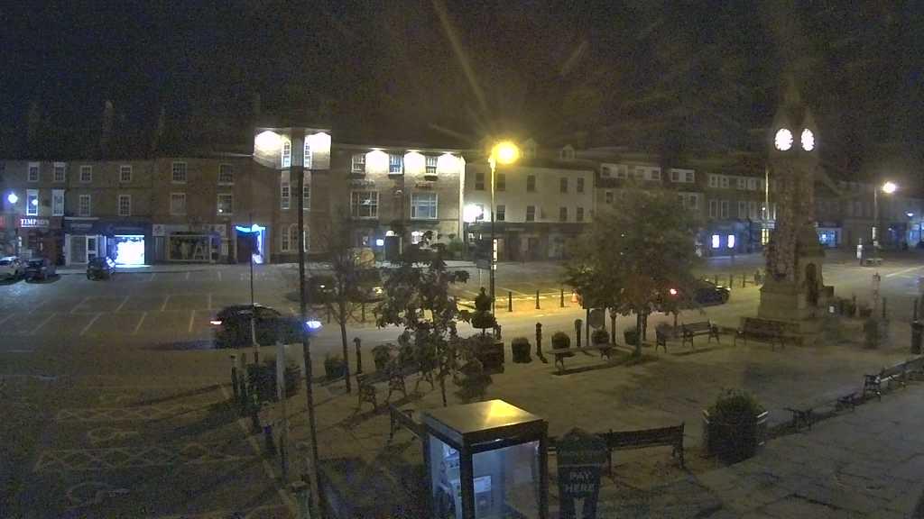 Thirsk webcam overlooking the Market Place
