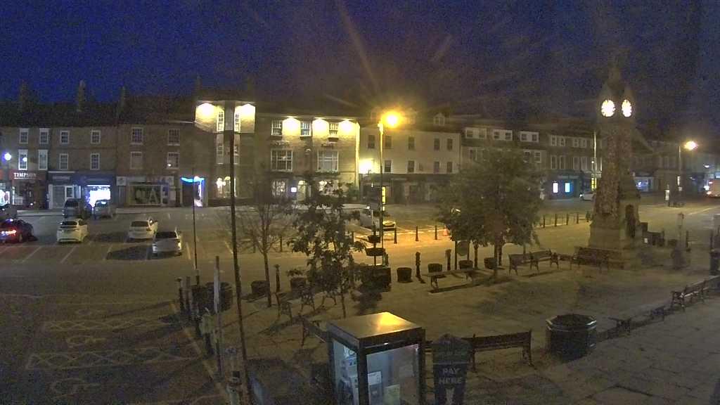 Thirsk webcam overlooking the Market Place