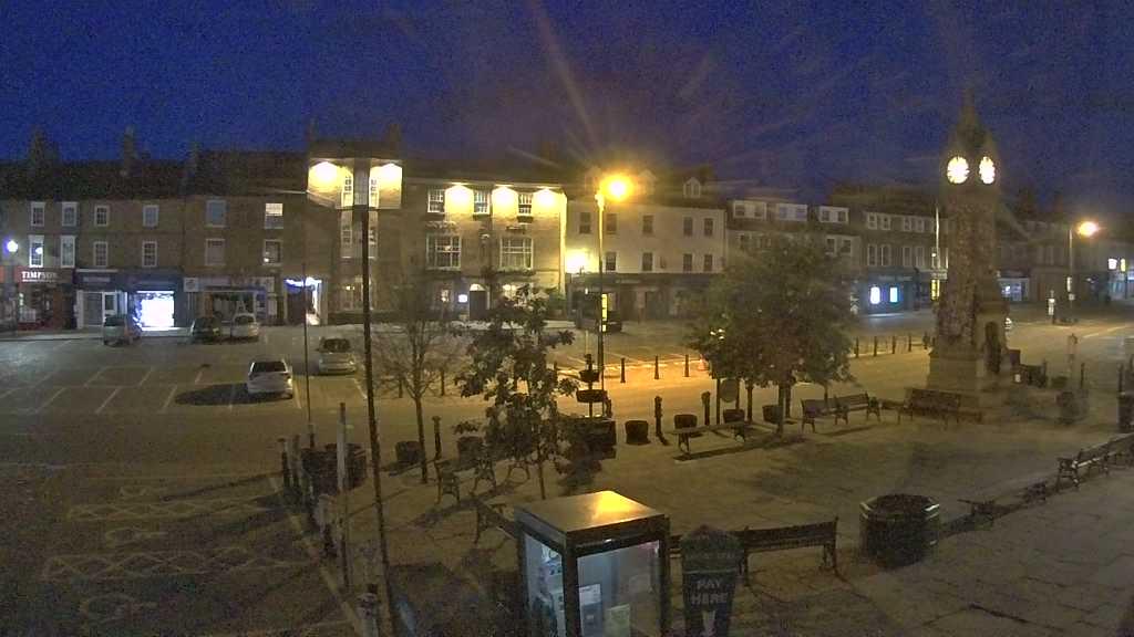 Thirsk webcam overlooking the Market Place