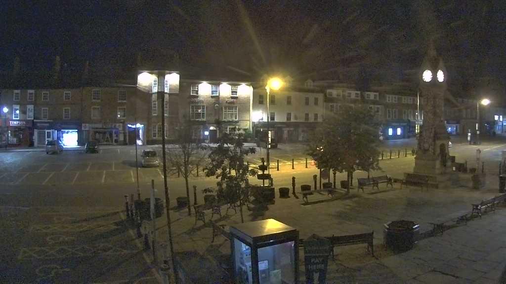 Thirsk webcam overlooking the Market Place