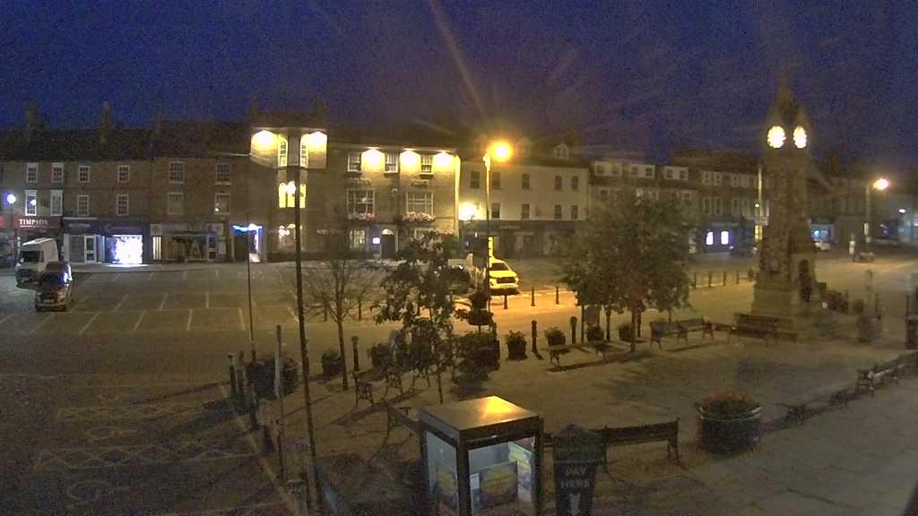 Thirsk webcam overlooking the Market Place