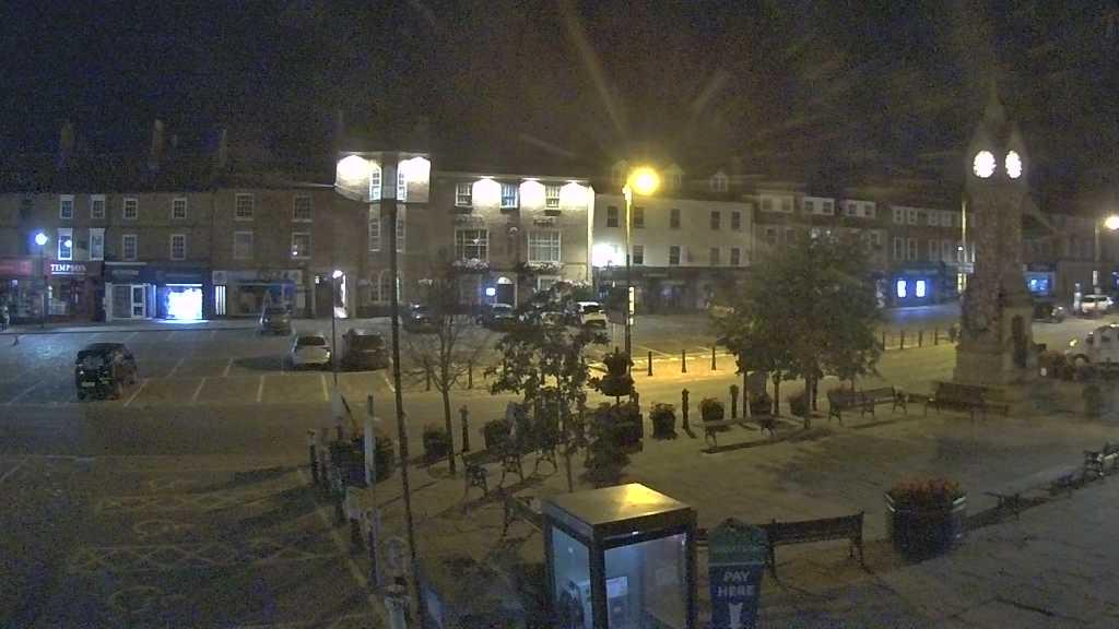 Thirsk webcam overlooking the Market Place